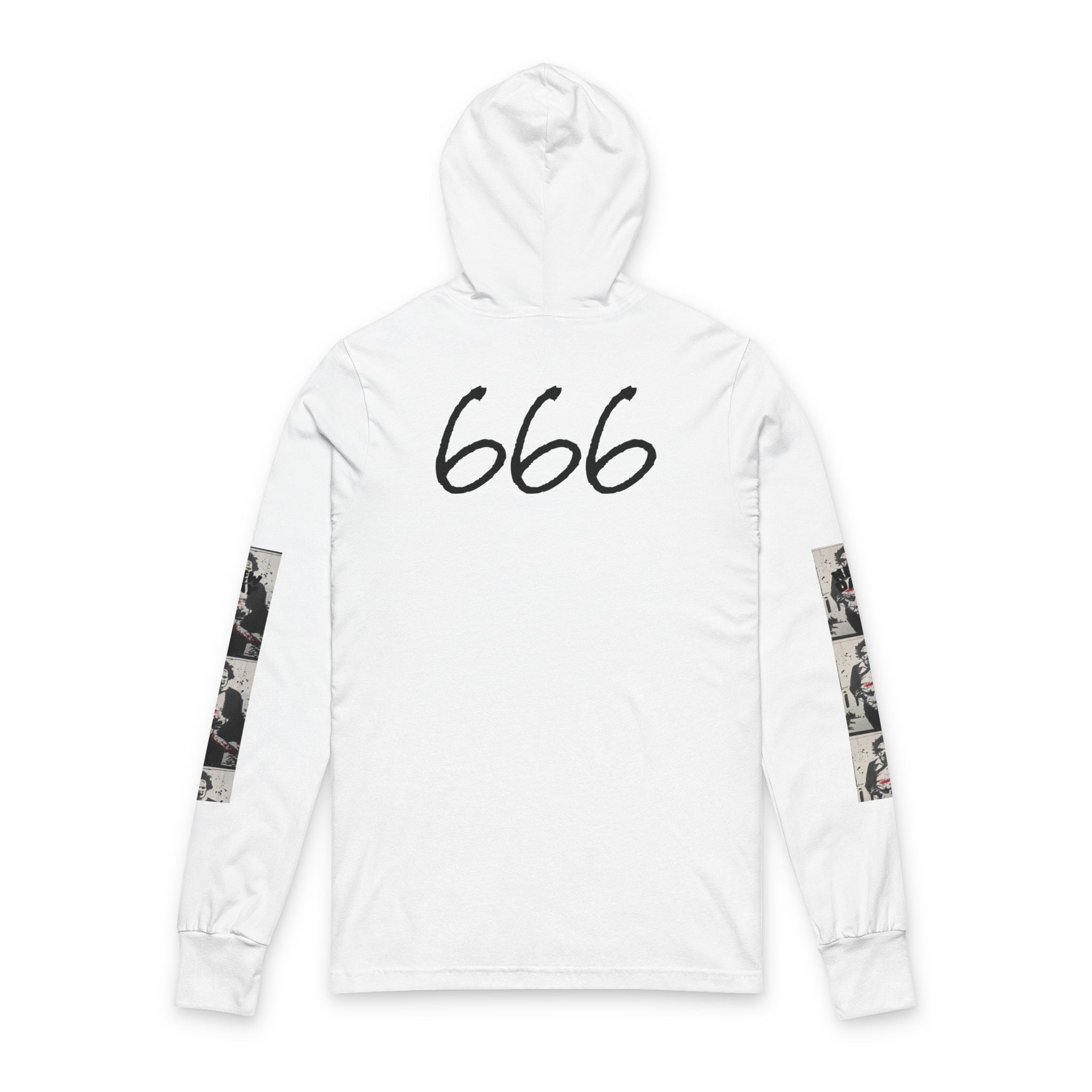 Helter Skelter Graphic Hoodie Tee — 'New Day' Long Sleeve Hooded Shirt