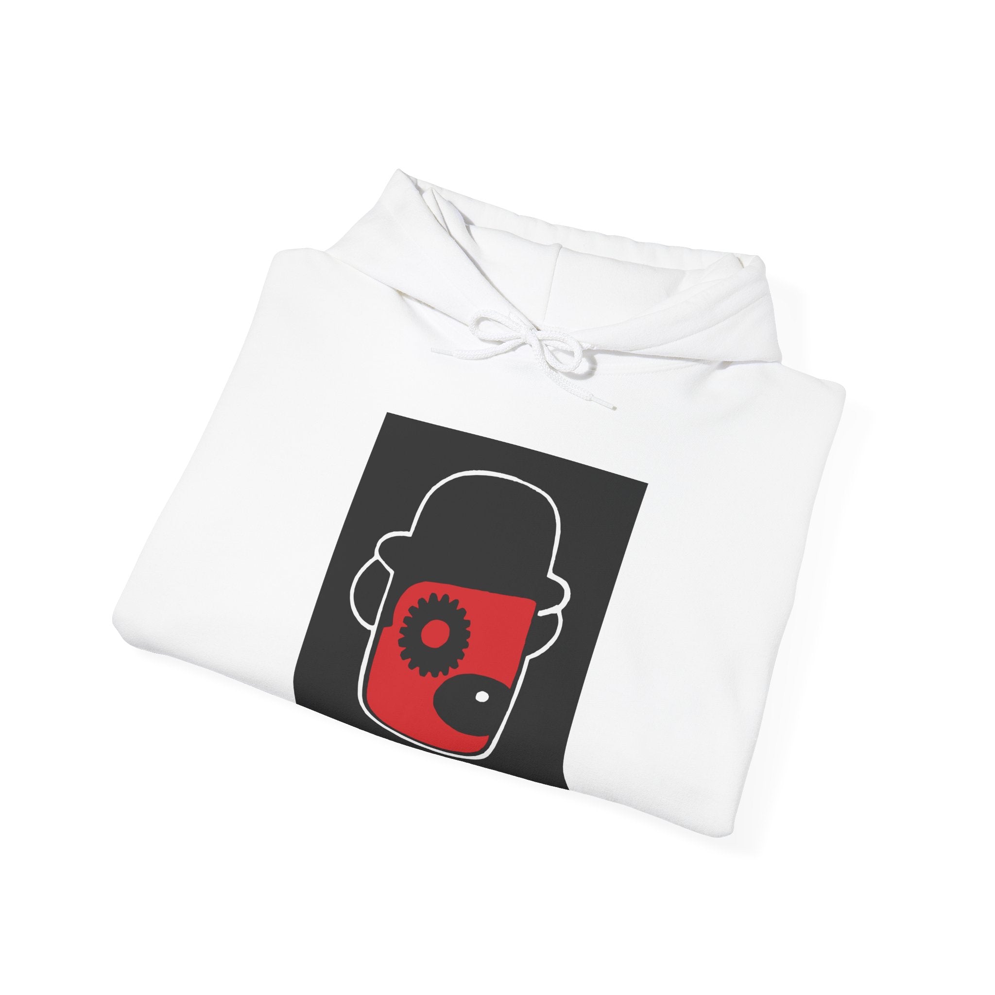 Clockwork Charlie Hoodie — Retro Minimalist Alex Clockwork Design