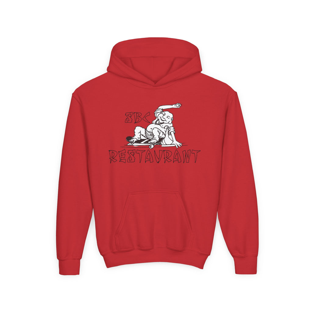 Youth Hoodie – SBC Restaurant Graphic Hoodie with '109 Last Hastings' Back Print