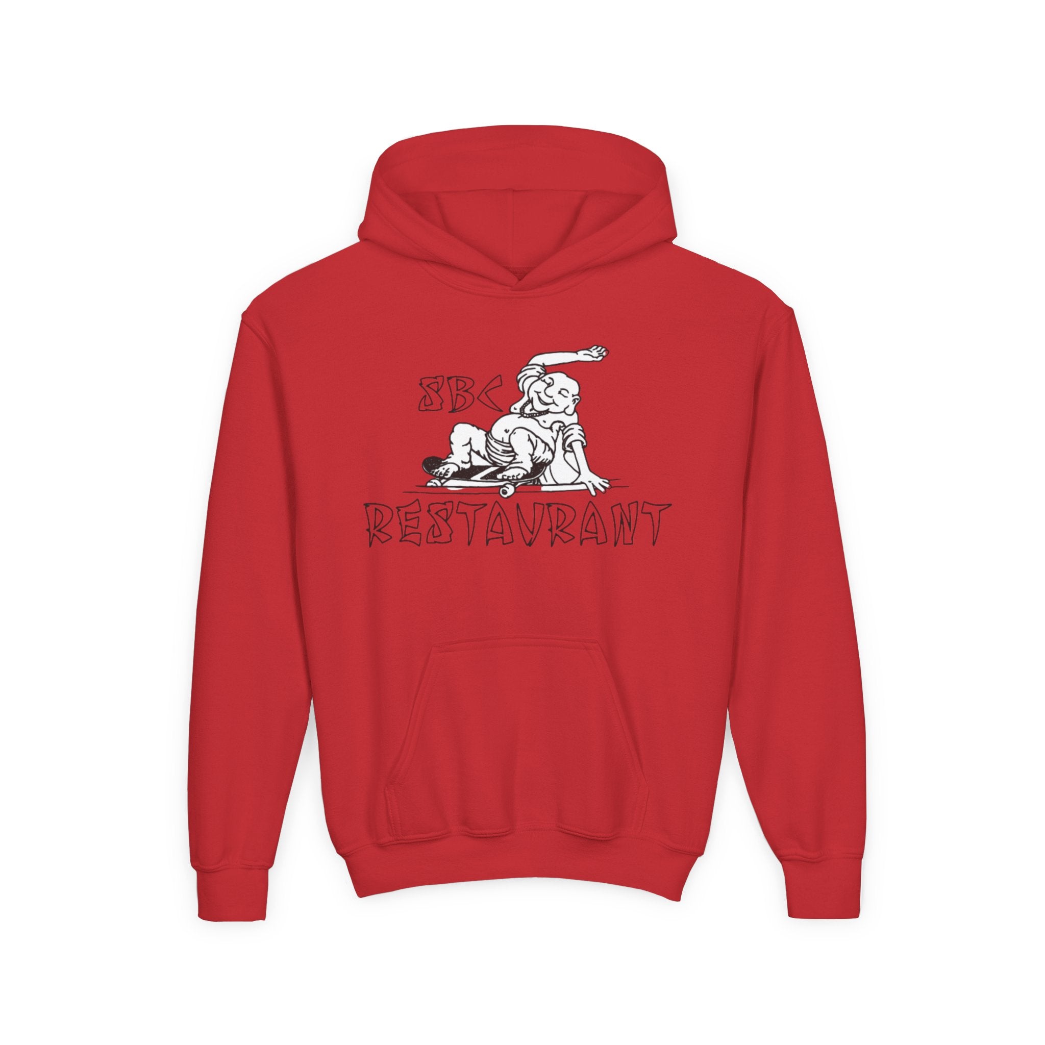 Youth Hoodie – SBC Restaurant Graphic Hoodie with '109 Last Hastings' Back Print