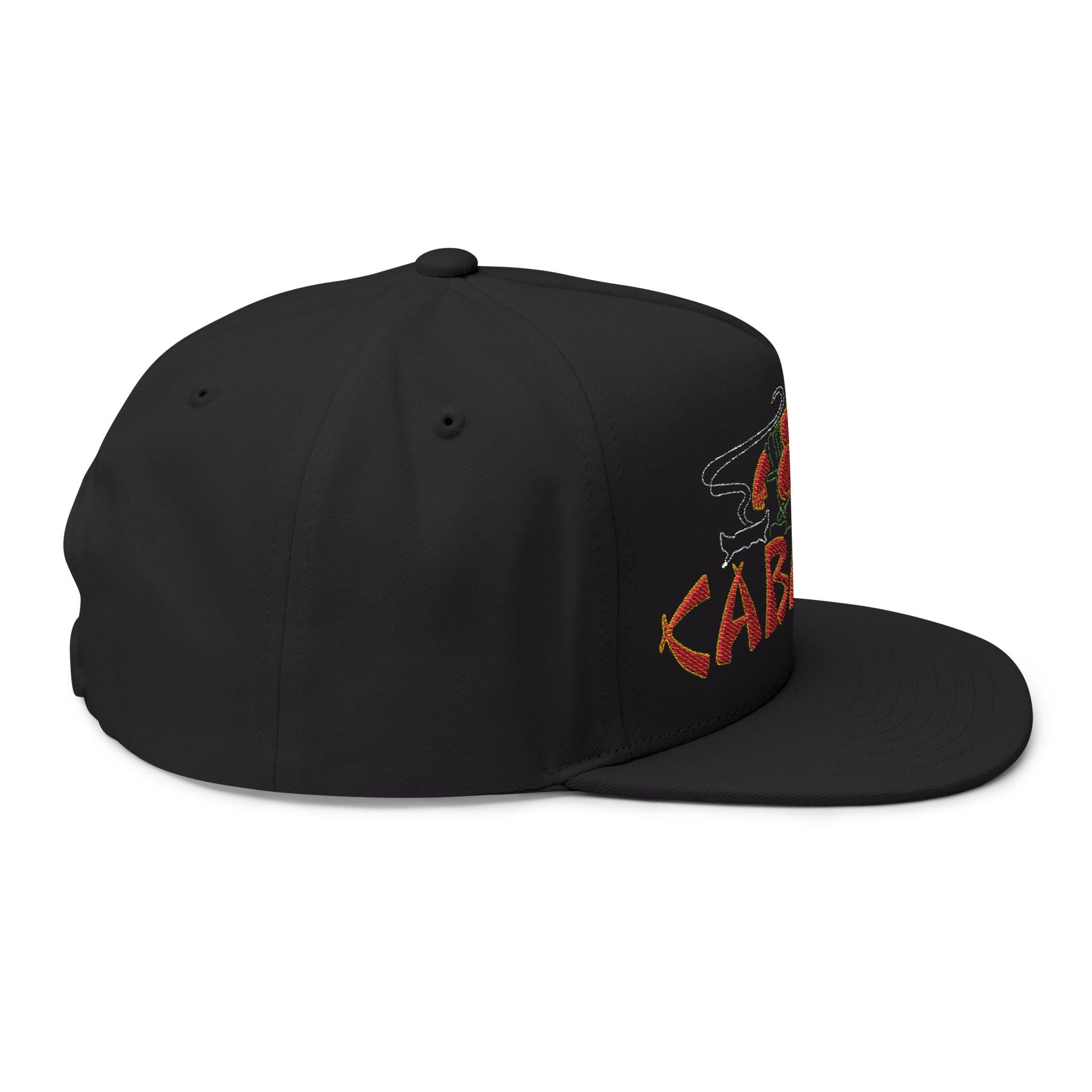 Kabaret Embroidered Flat Bill Cap – Buddha Lounge Streetwear Snapback