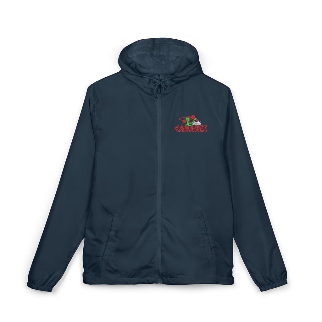 Cabaret Windbreaker Jacket — Colorful Retro Broadway Graphic
