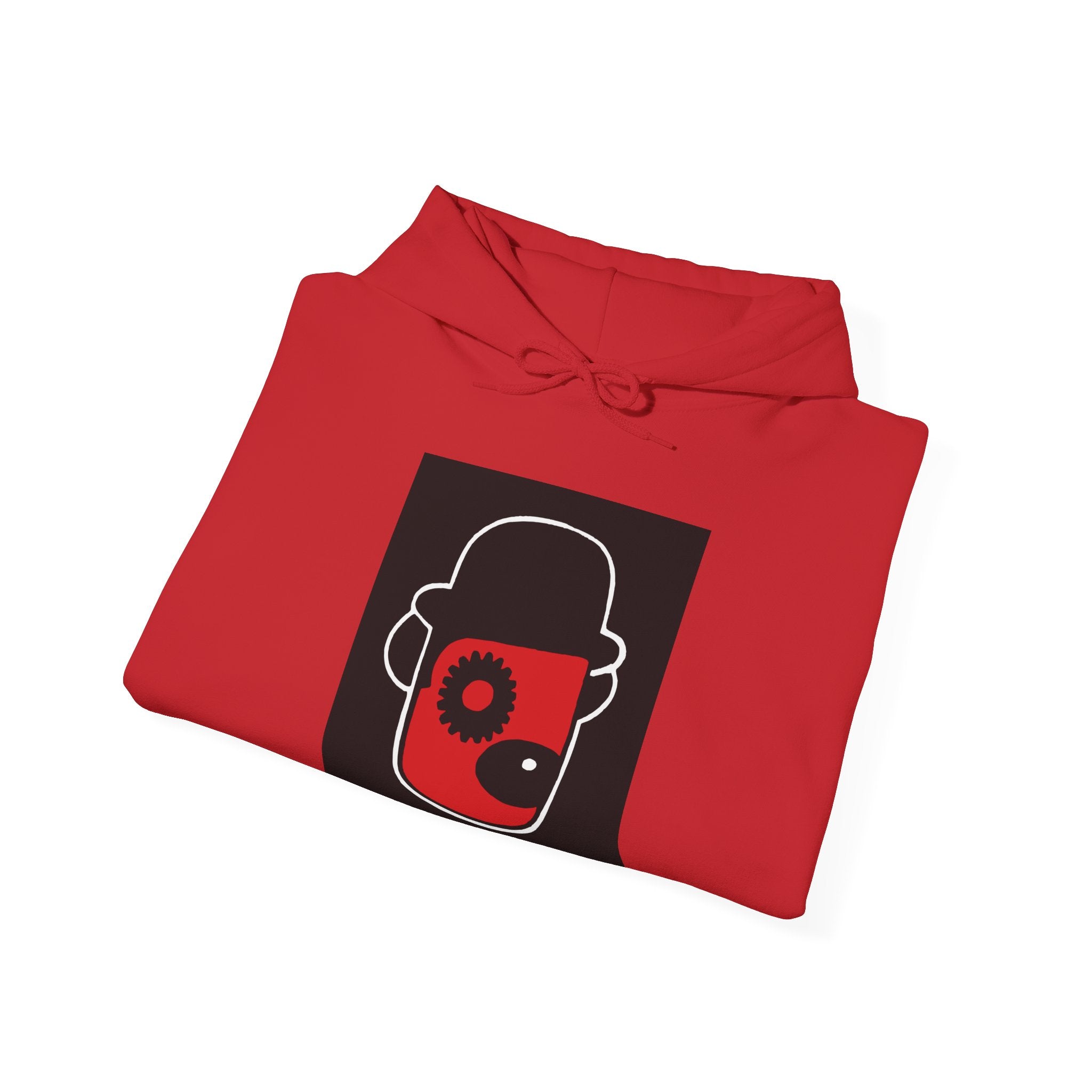 Clockwork Charlie Hoodie — Retro Minimalist Alex Clockwork Design