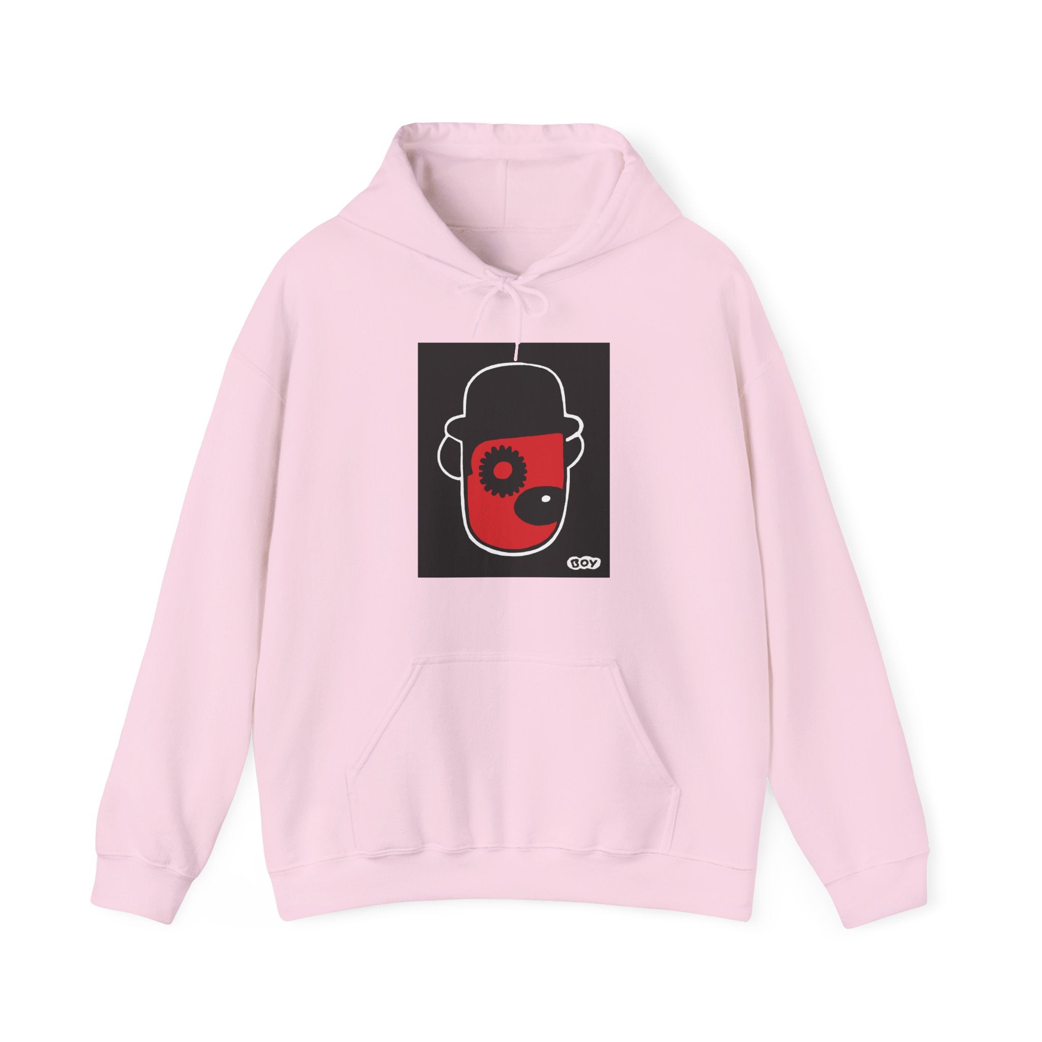 Clockwork Charlie Hoodie — Retro Minimalist Alex Clockwork Design