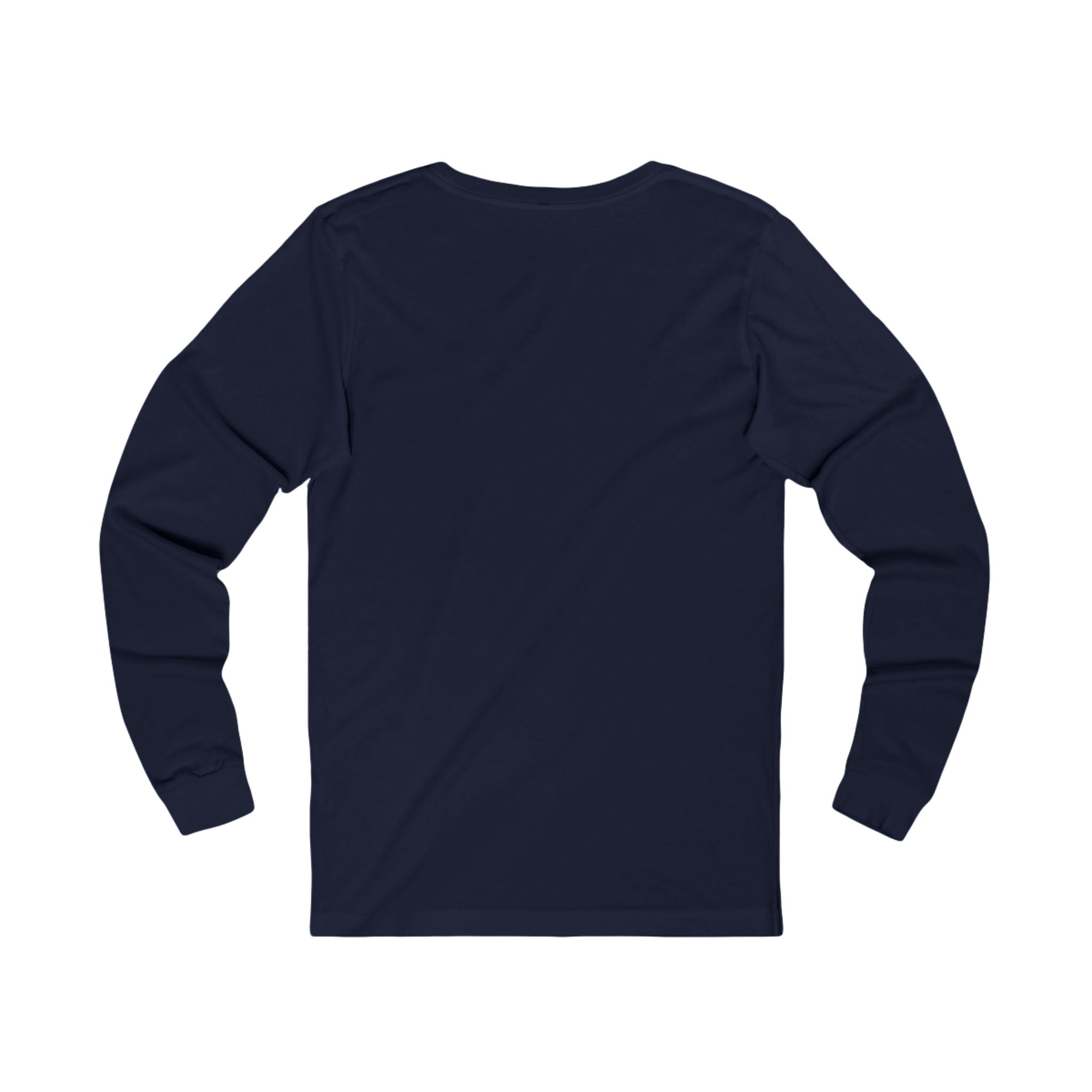 Long Sleeve Tee - Cute Dino Surf Graphic (Palm Trees, 'Surf' Design)