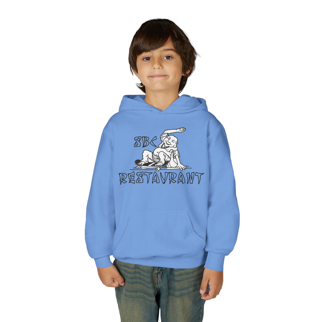 Youth Hoodie – SBC Restaurant Graphic Hoodie with '109 Last Hastings' Back Print