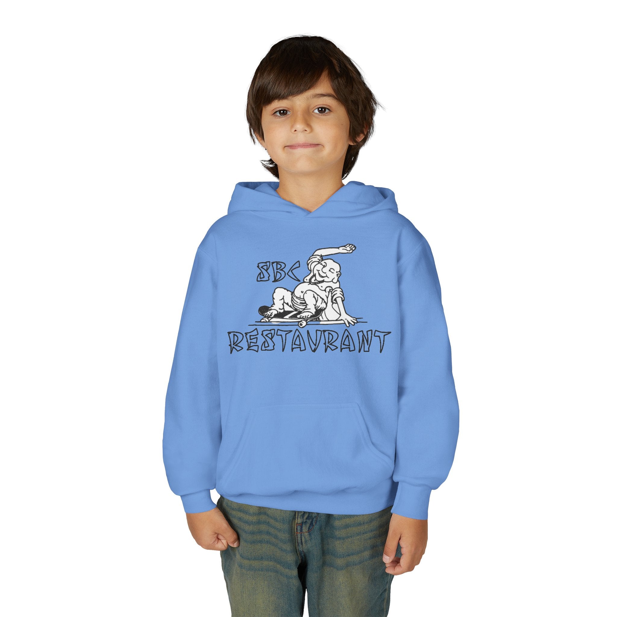 Youth Hoodie – SBC Restaurant Graphic Hoodie with '109 Last Hastings' Back Print