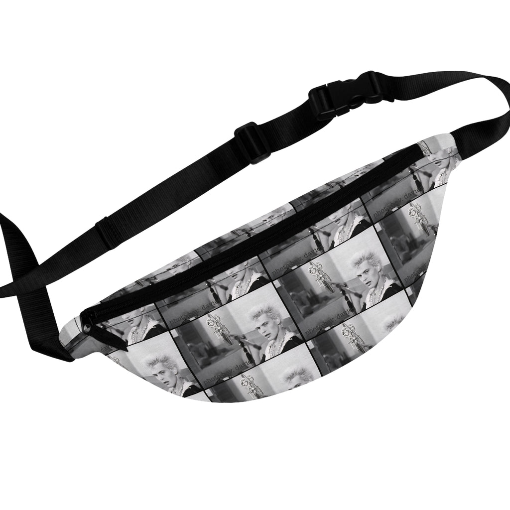 Bev Davies Billy Idol Vintage Photo Fanny Pack — Retro Film Strip Waist Bag