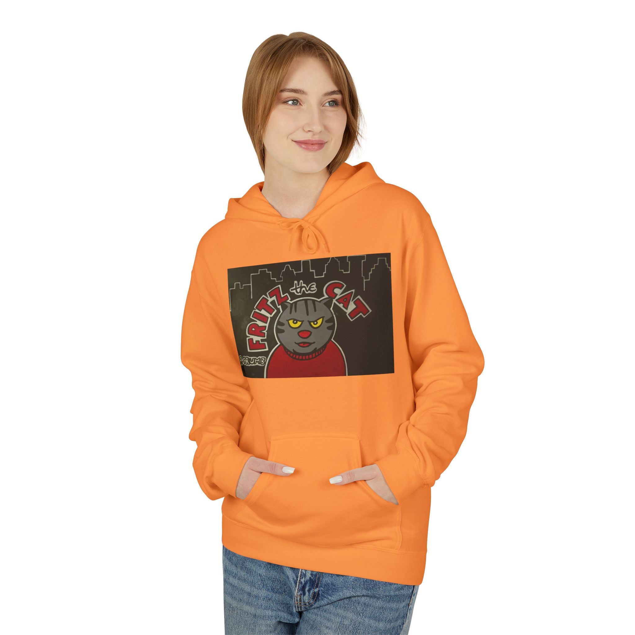 Hoodie — Grinning Skull 'Free Art' Streetwear Pullover