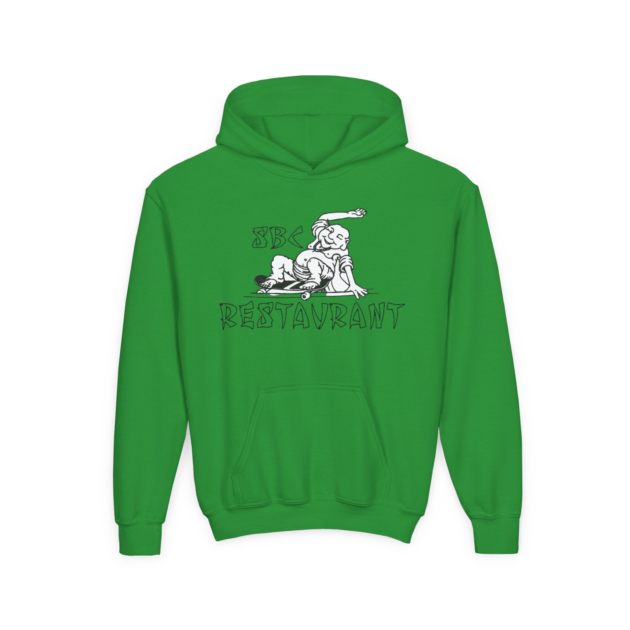 Youth Hoodie – SBC Restaurant Graphic Hoodie with '109 Last Hastings' Back Print